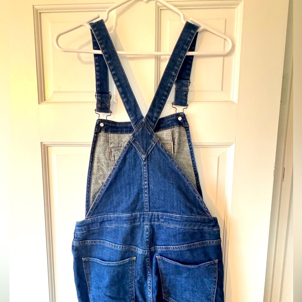 Free People Dark Blue Denim Jumpsuit - Picture 8 of 12